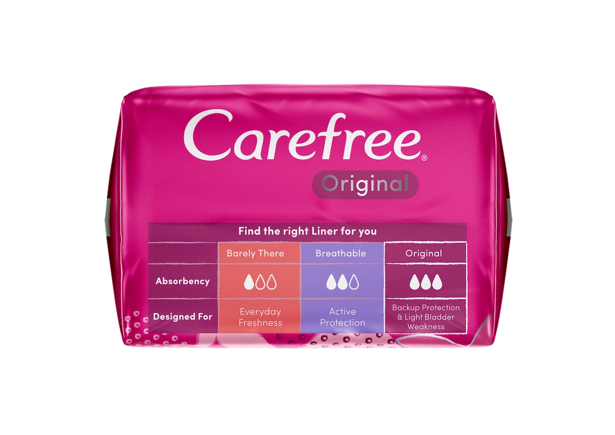 Carefree Original Shower Fresh Liners 30 Pack