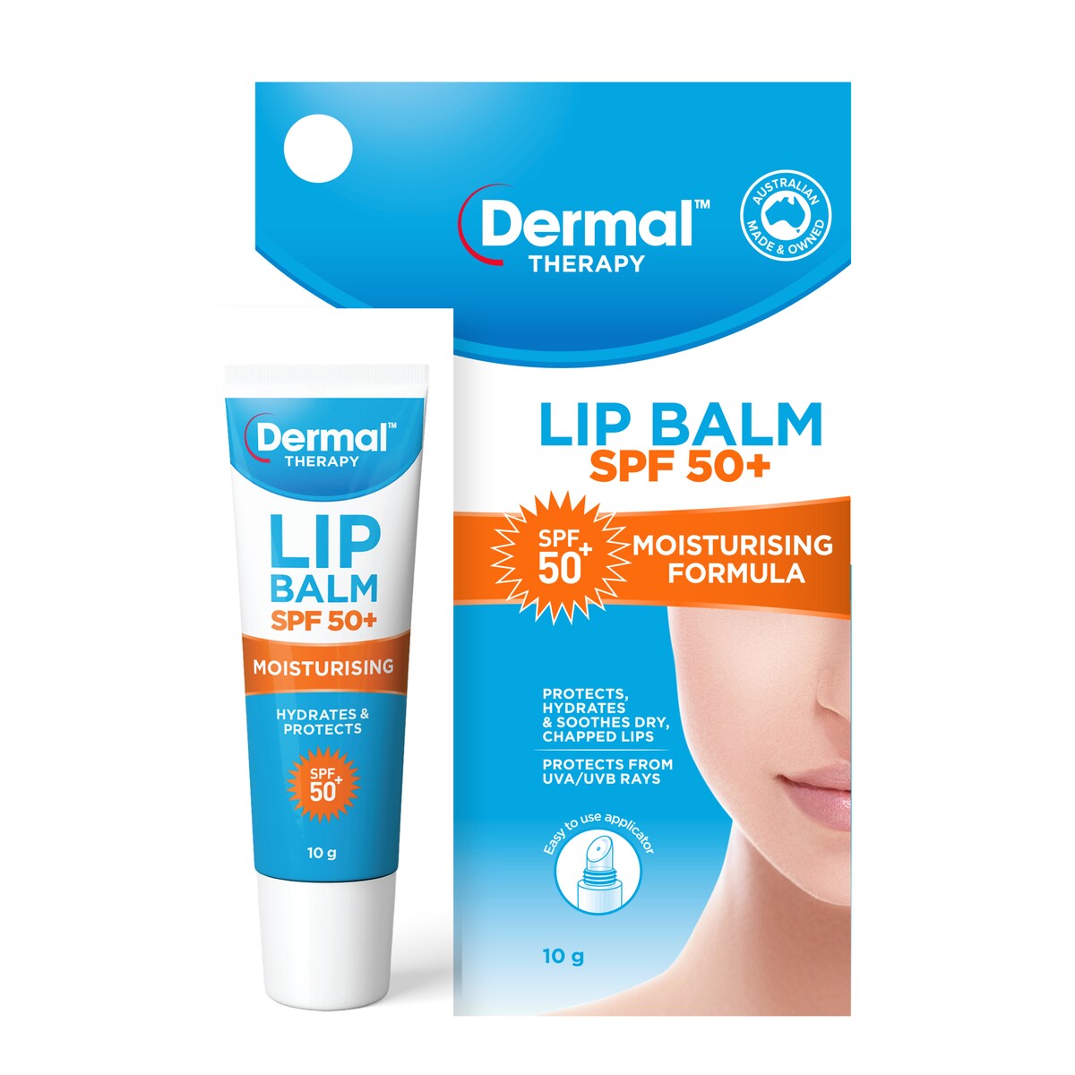 Dermal Therapy Lip Balm Spf50+ 10G New Formula