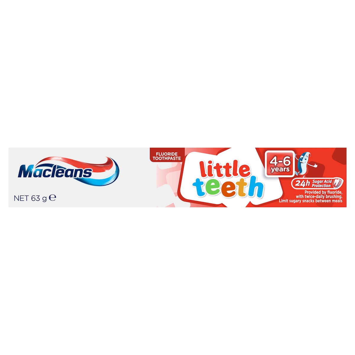 Macleans Little Teeth Toothpaste 4 - 6 Years 63G