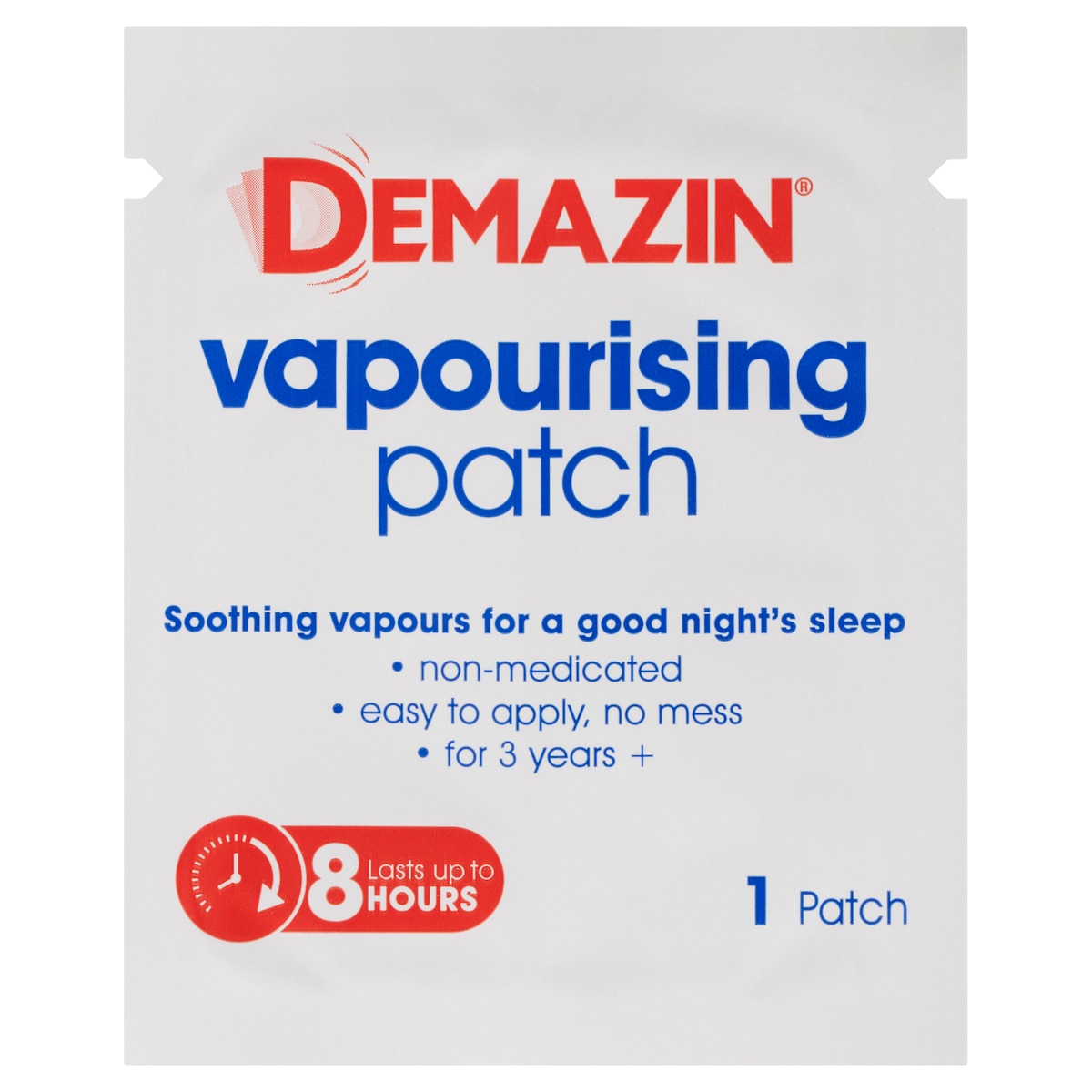 Demazin Vapourising Patches With Natural Essential Oils 6 Pack