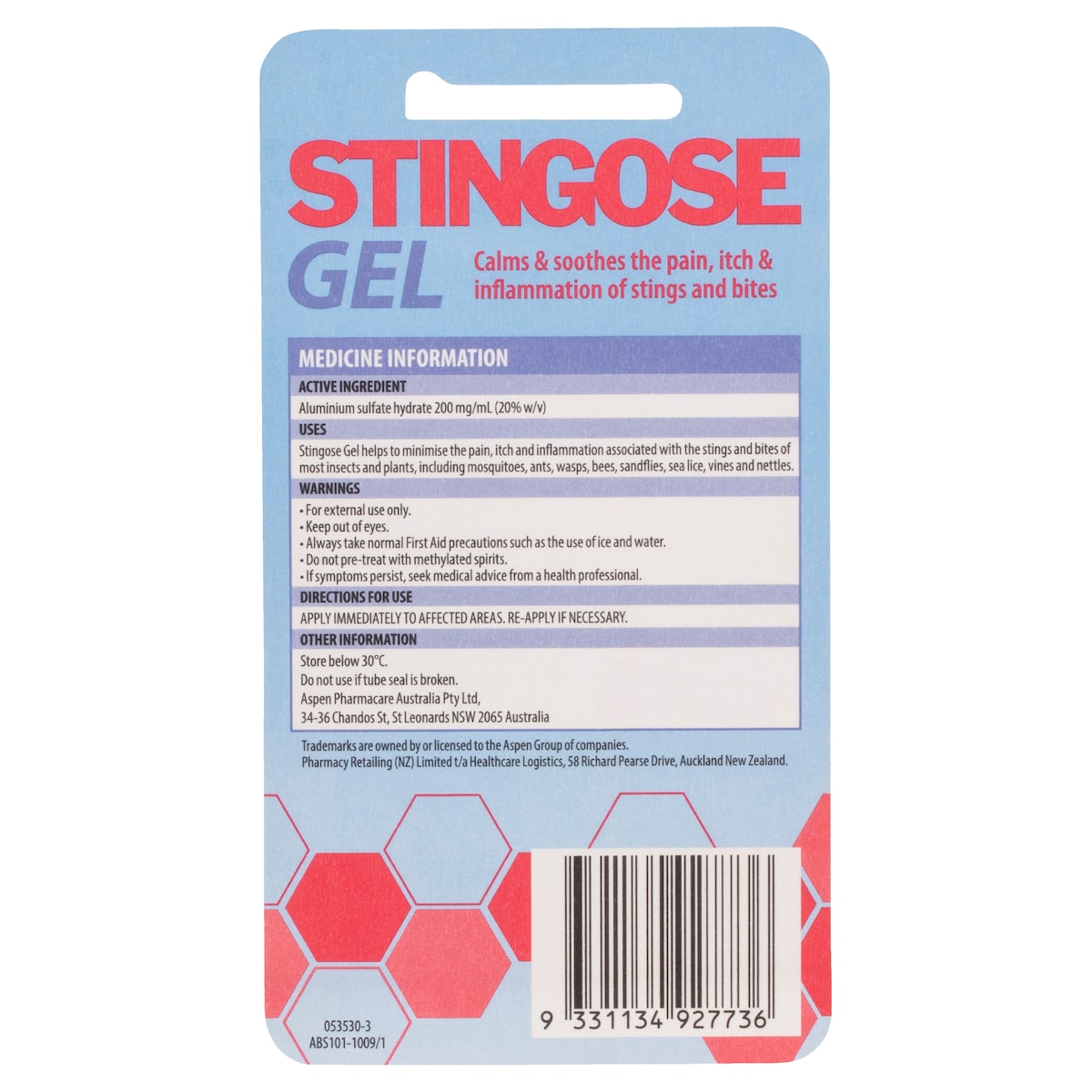 Stingose Gel 25G