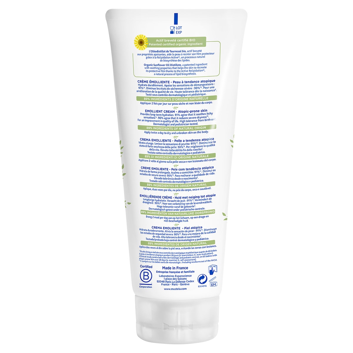 Mustela Stelatopia Emollient Cream 200Ml