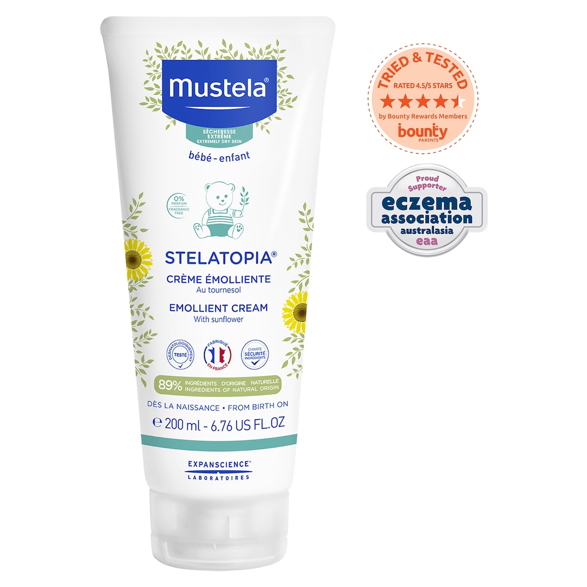 Mustela Stelatopia Emollient Cream 200Ml