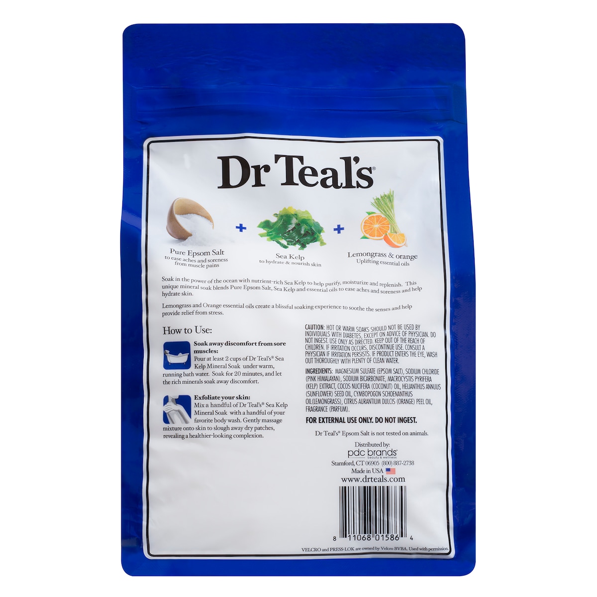 Dr Teals Epsom Salt Deep Marine Sea Kelp 1.36Kg