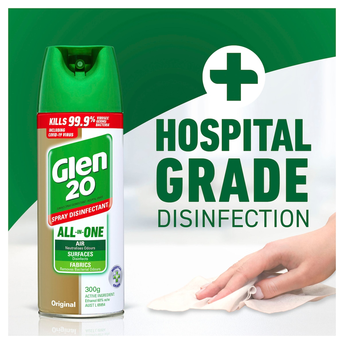 Glen 20 Spray Disinfectant Original 300G