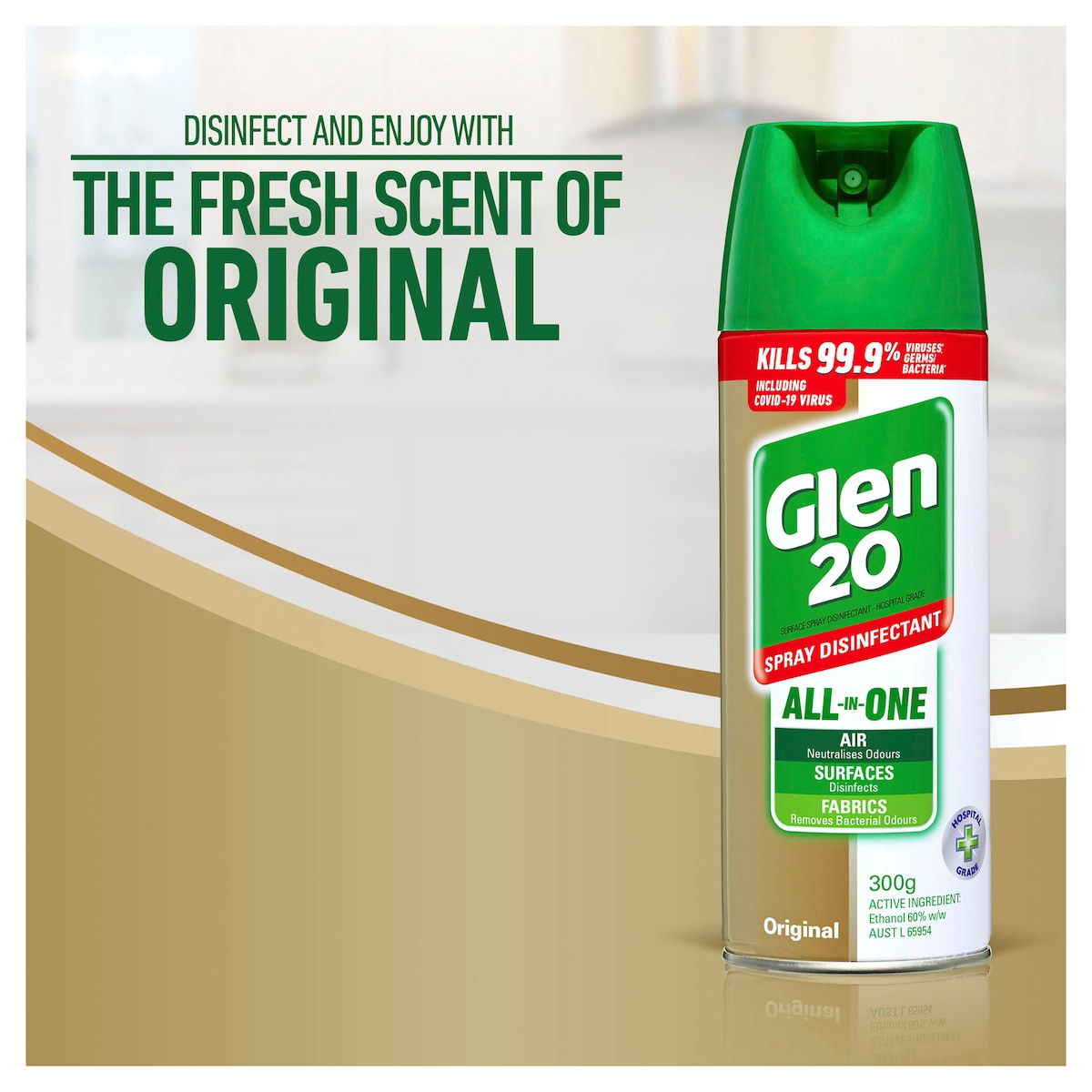 Glen 20 Spray Disinfectant Original 300G