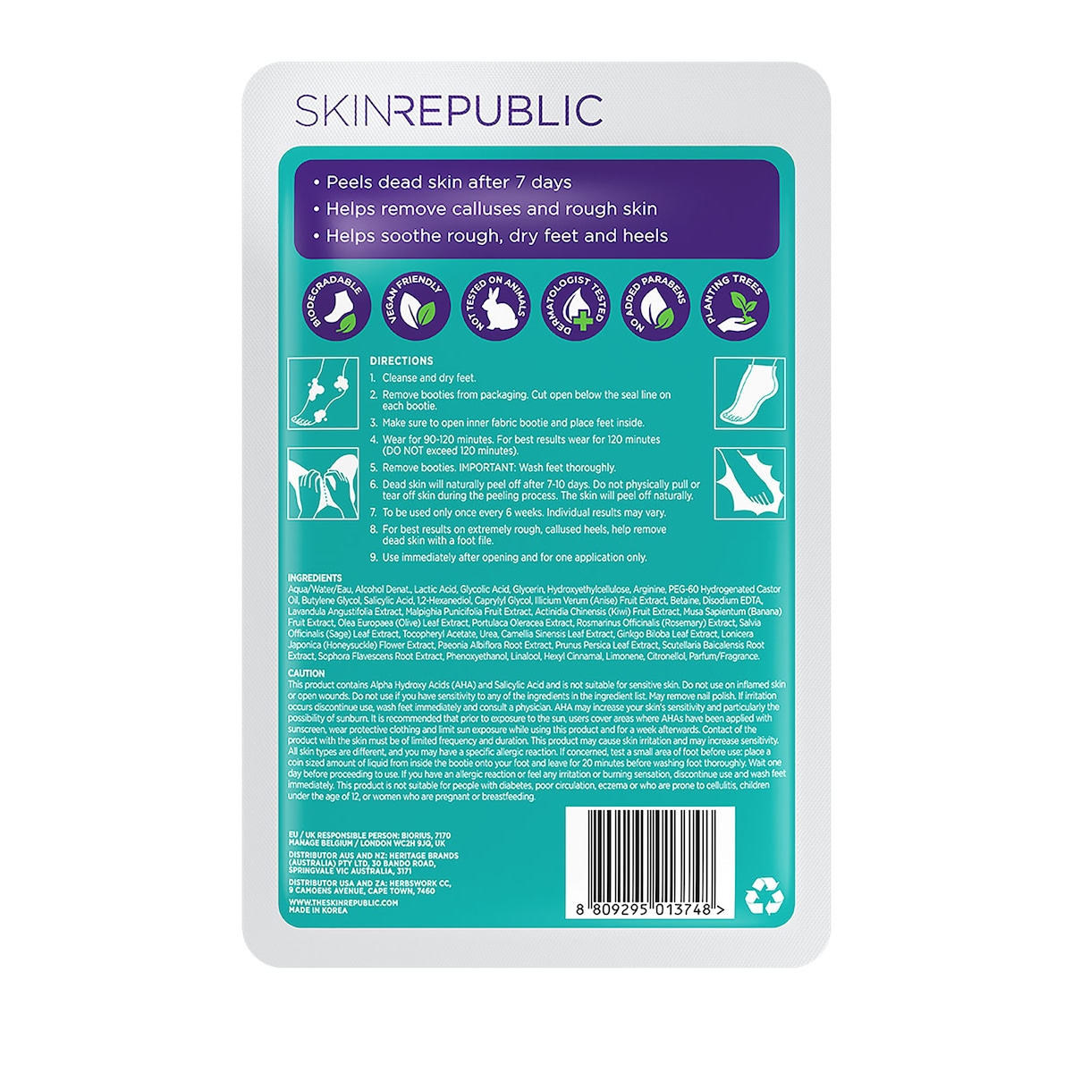 Skin Republic Foot Peel (2 Booties)