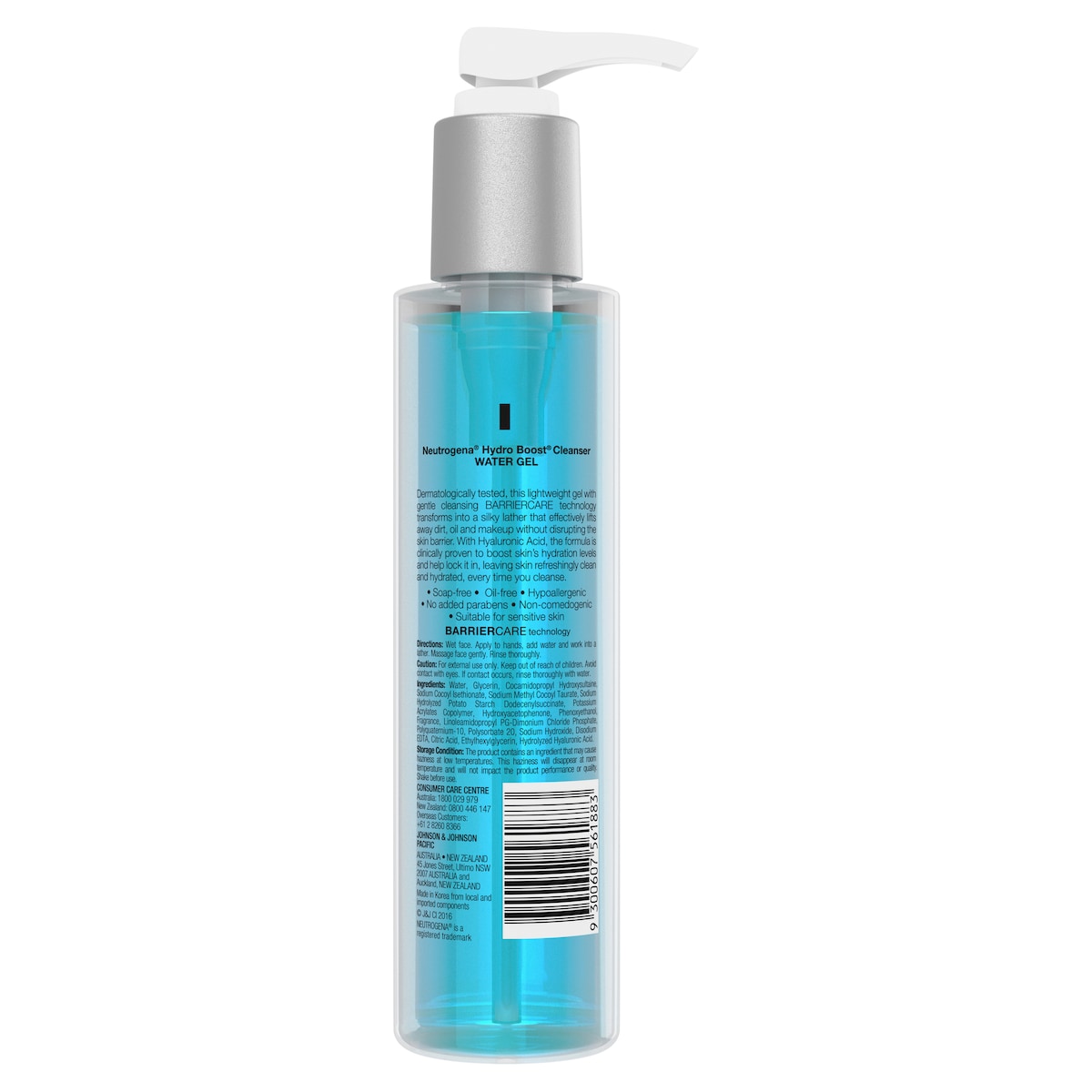 Neutrogena Hydro Boost Cleanser Water Gel 145Ml