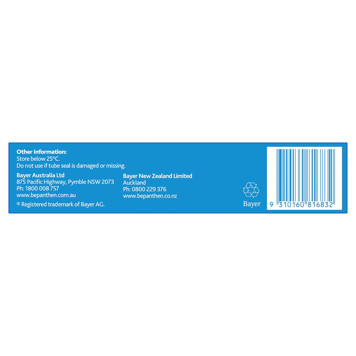 Bepanthen Antiseptic Cream 100G