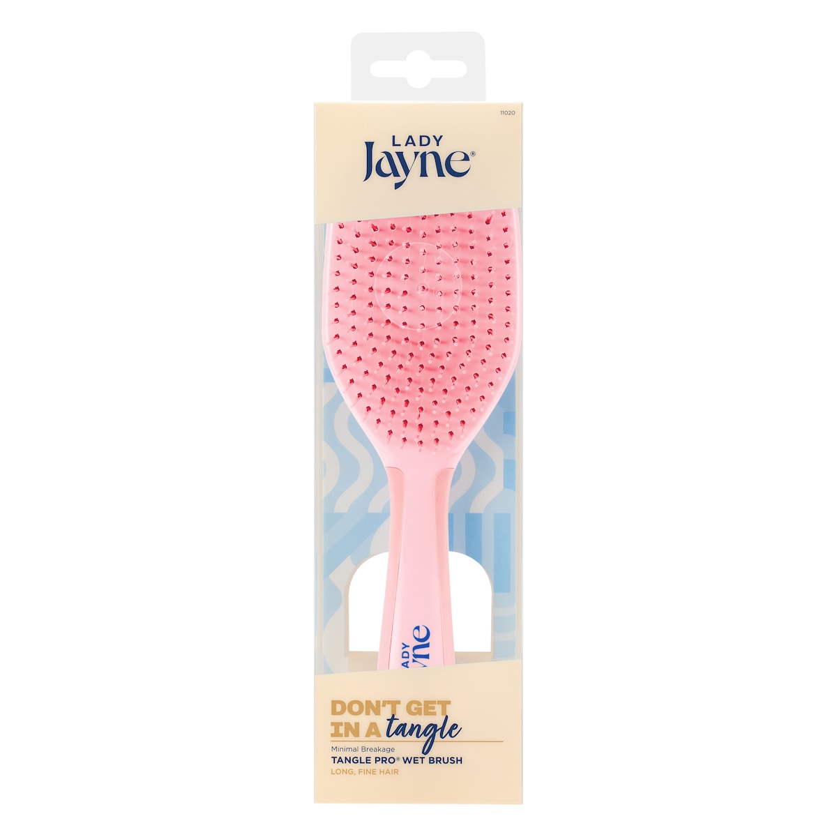 Lady Jayne Tangle Pro Wet Detangling Brush (Colours Selected At Random)