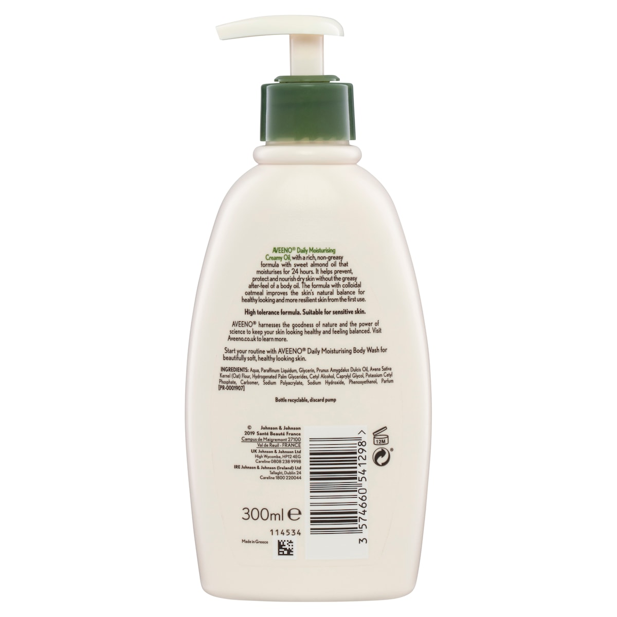 Aveeno Daily Moisturising Creamy Oil 300Ml