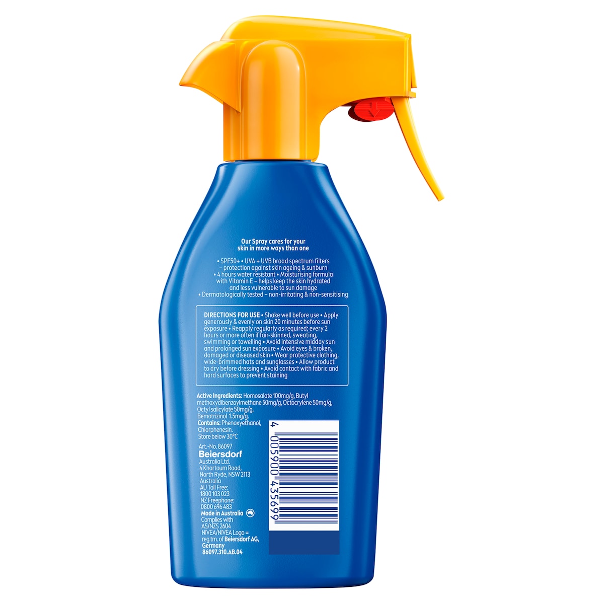 Nivea Sun Protect & Moisture Moisture Lock Sunscreen Spray Spf50 300Ml