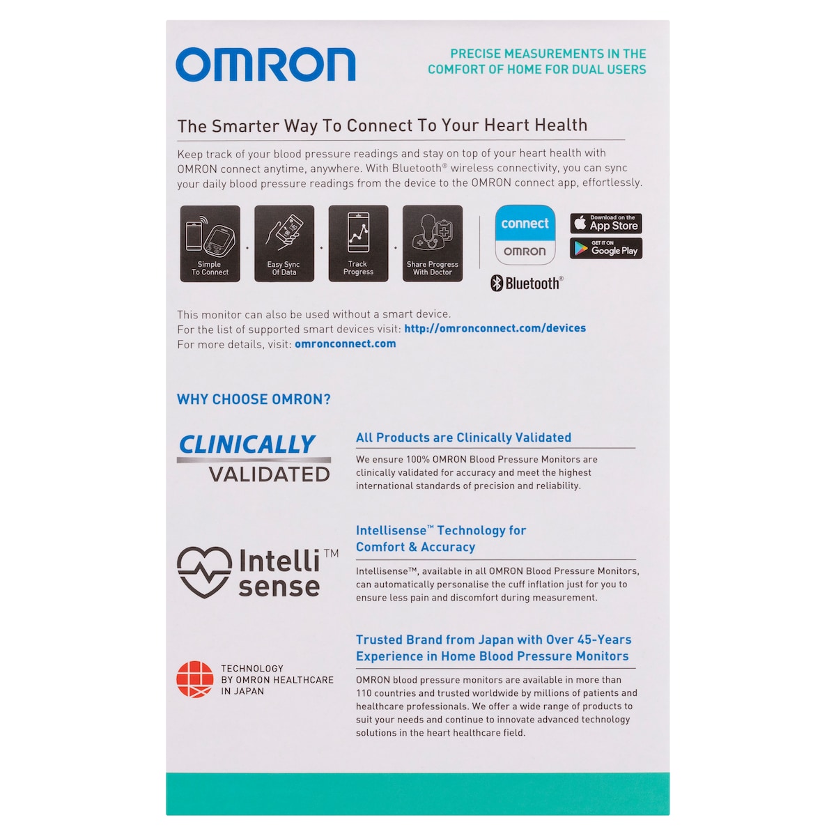 Omron Hem7155T Plus Dual User Blood Pressure Monitor