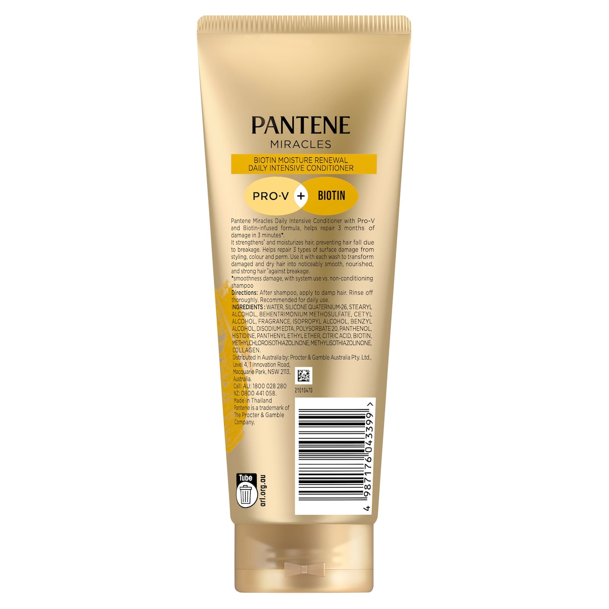 Pantene 3 Minute Miracle Daily Moisture Renewal Daily Treatment 180Ml