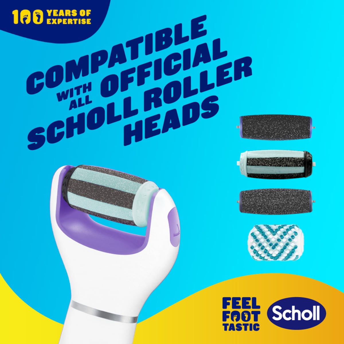 Scholl Expert Care 2 In 1 Electronic Foot File System