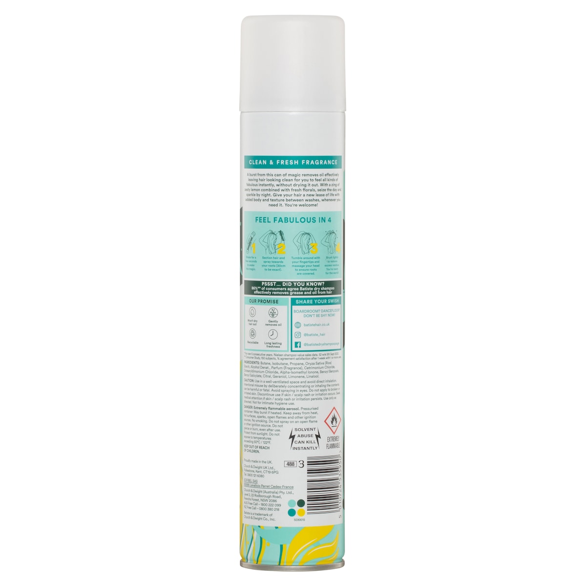 Batiste Dry Shampoo Original 350Ml