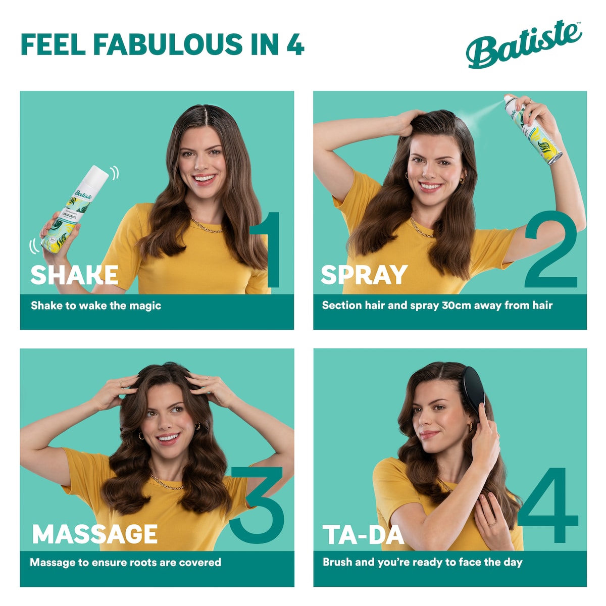 Batiste Dry Shampoo Original 350Ml