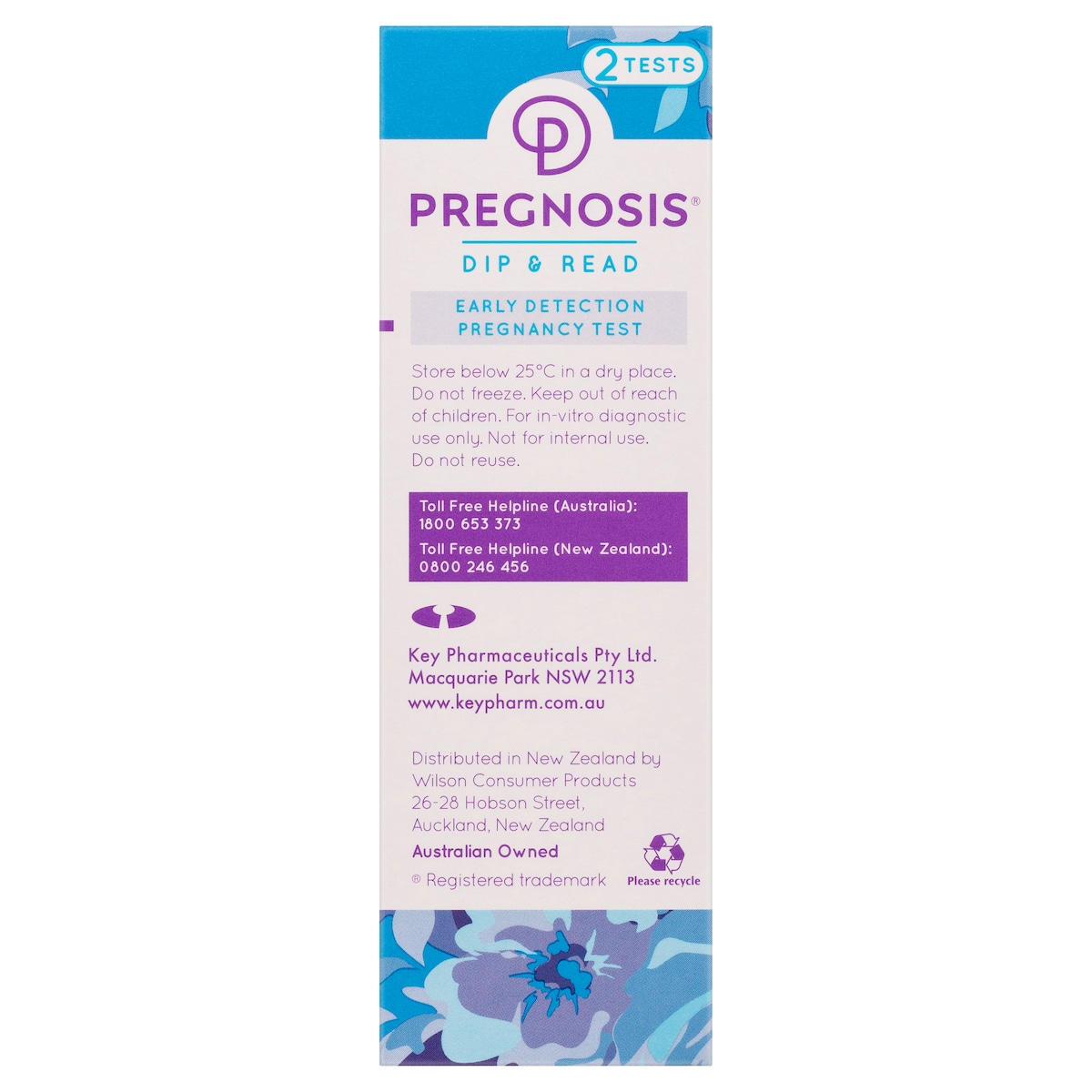 Pregnosis Dip & Read Early Detection Pregnancy Test 2 Tests