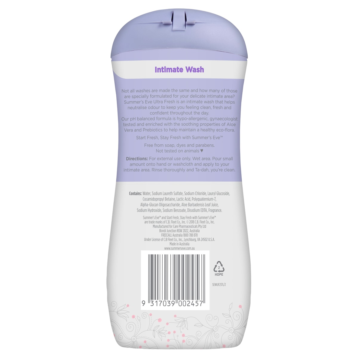 Summers Eve Ultra Fresh Intimate Wash 237Ml