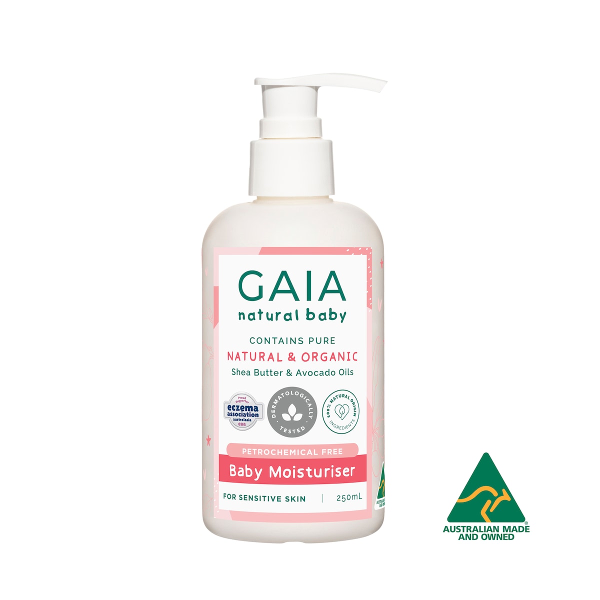 Gaia Natural Baby Moisturiser 250Ml