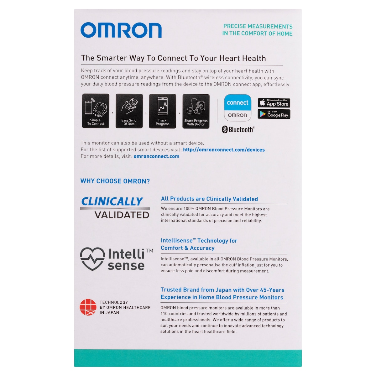 Omron Hem7156T Bluetooth Automatic Blood Pressure Monitor