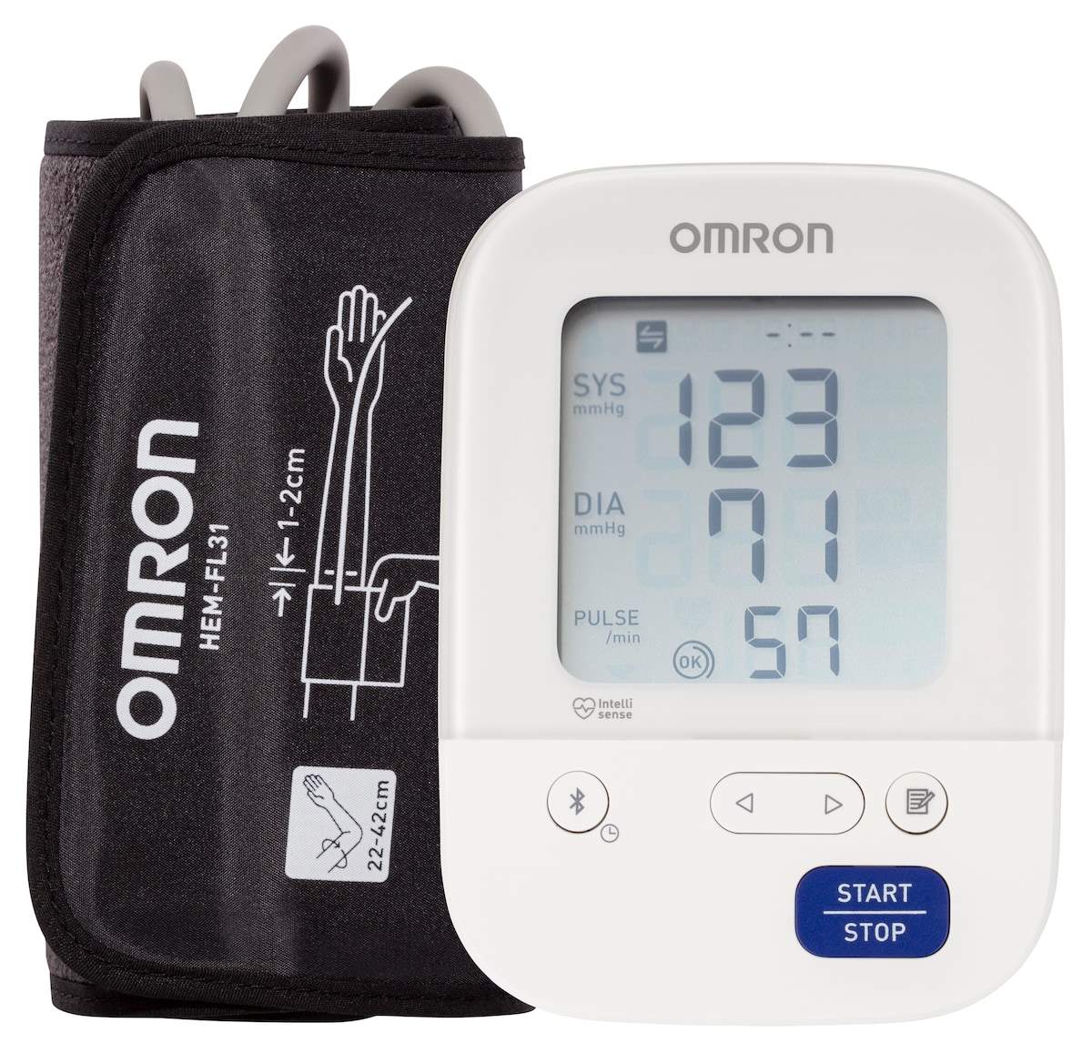 Omron Hem7156T Bluetooth Automatic Blood Pressure Monitor