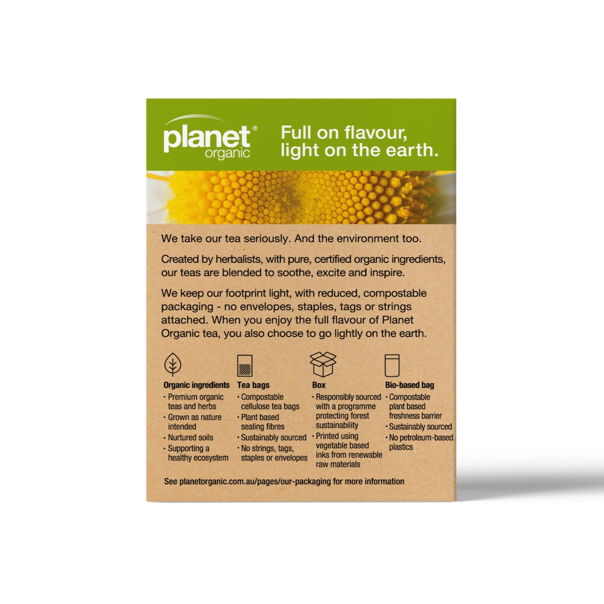 Planet Organic Chamomile Tea 25 Tea Bags