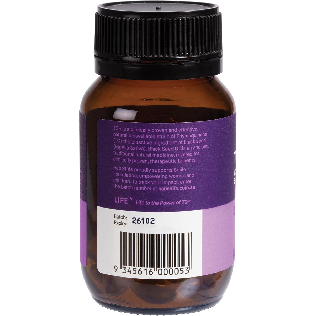 Hab Shifa Tq+ Activated Black Seed Oil 60 Capsules