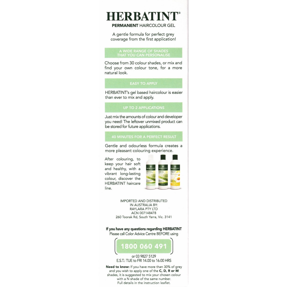 Herbatint Permanent Hair Colour Gel 10N Platinum Blonde 150Ml