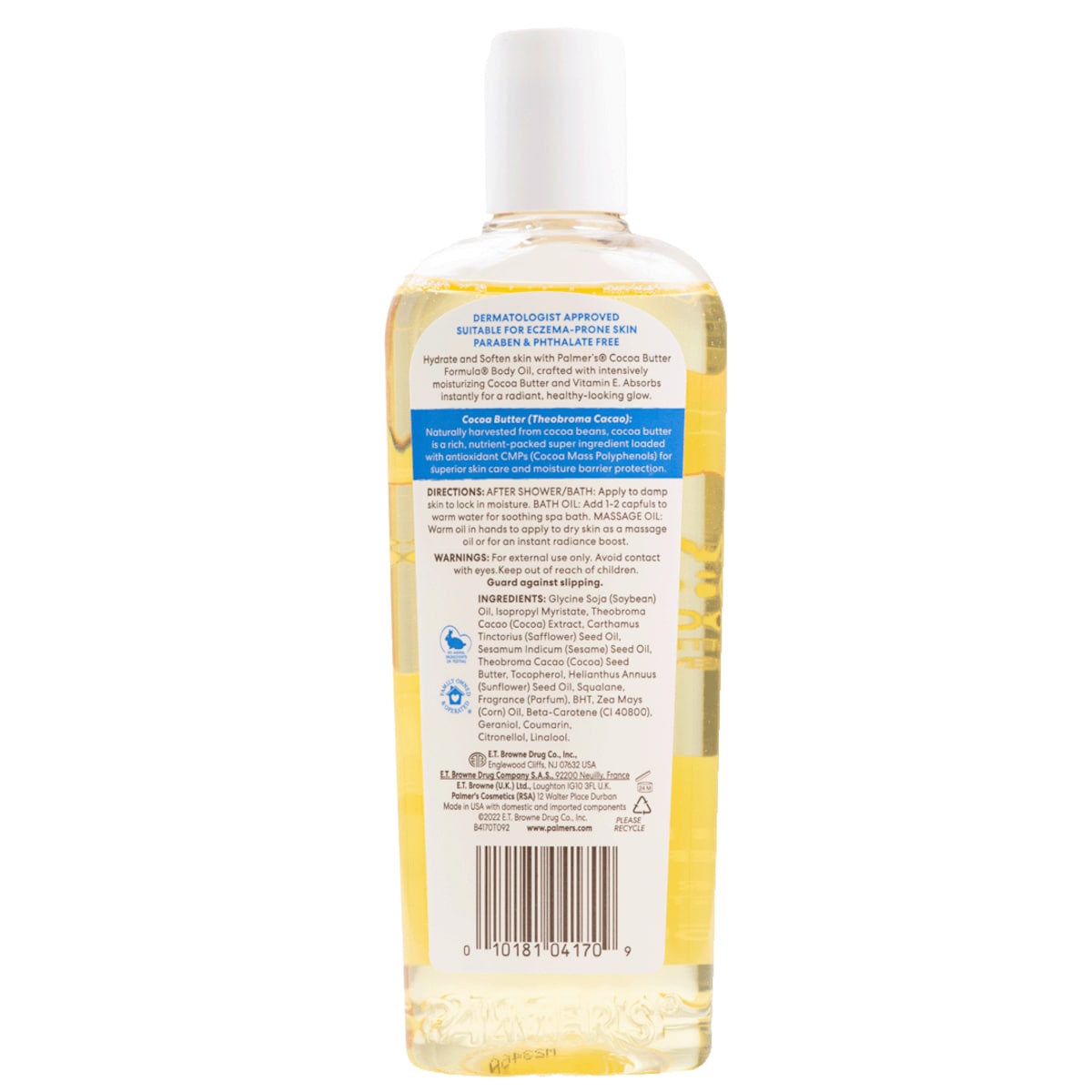 Palmers Cocoa Butter Moisturising Body Oil 250Ml