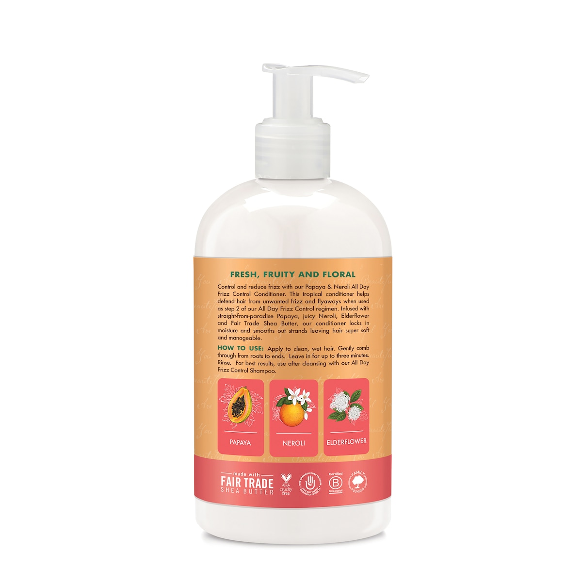 Shea Moisture Papaya & Neroli All Day Frizz Control Conditioner 384Ml