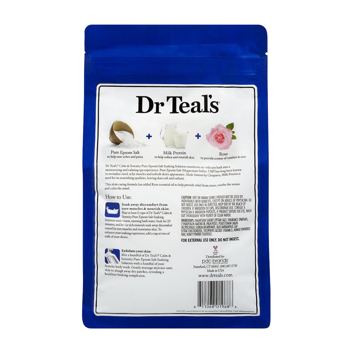 Dr Teals Epsom Salt Rose Oil 1.36Kg