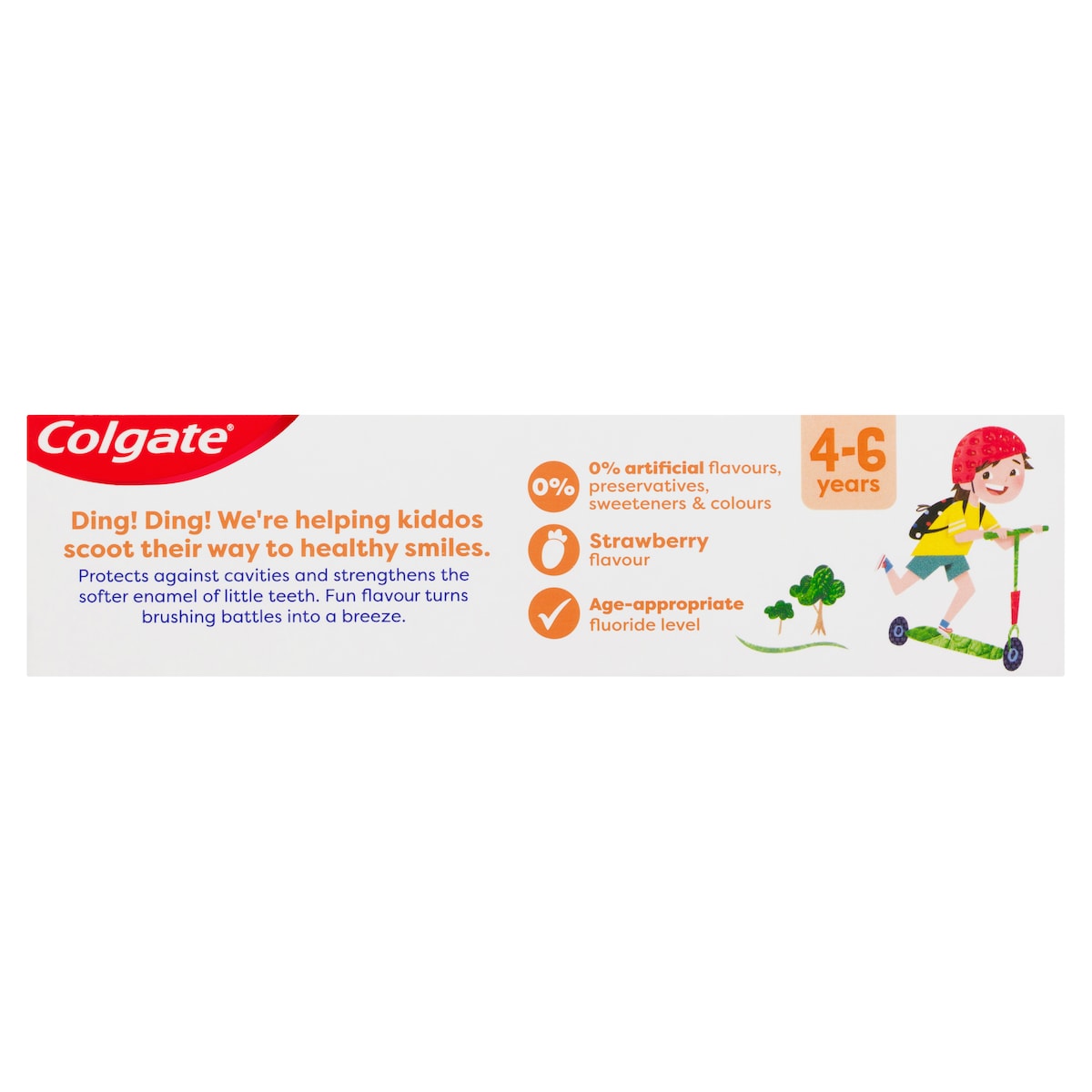 Colgate Kids 4 - 6 Years Fluoride Toothpaste Strawberry 80G