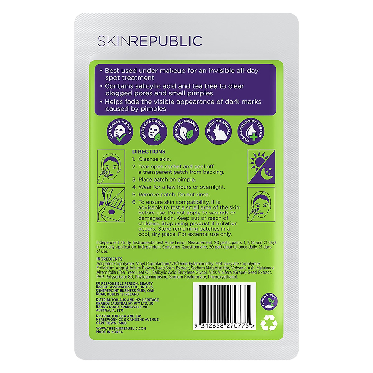 Skin Republic Spot Clear Salicylic Acid Patch (48 Patches)