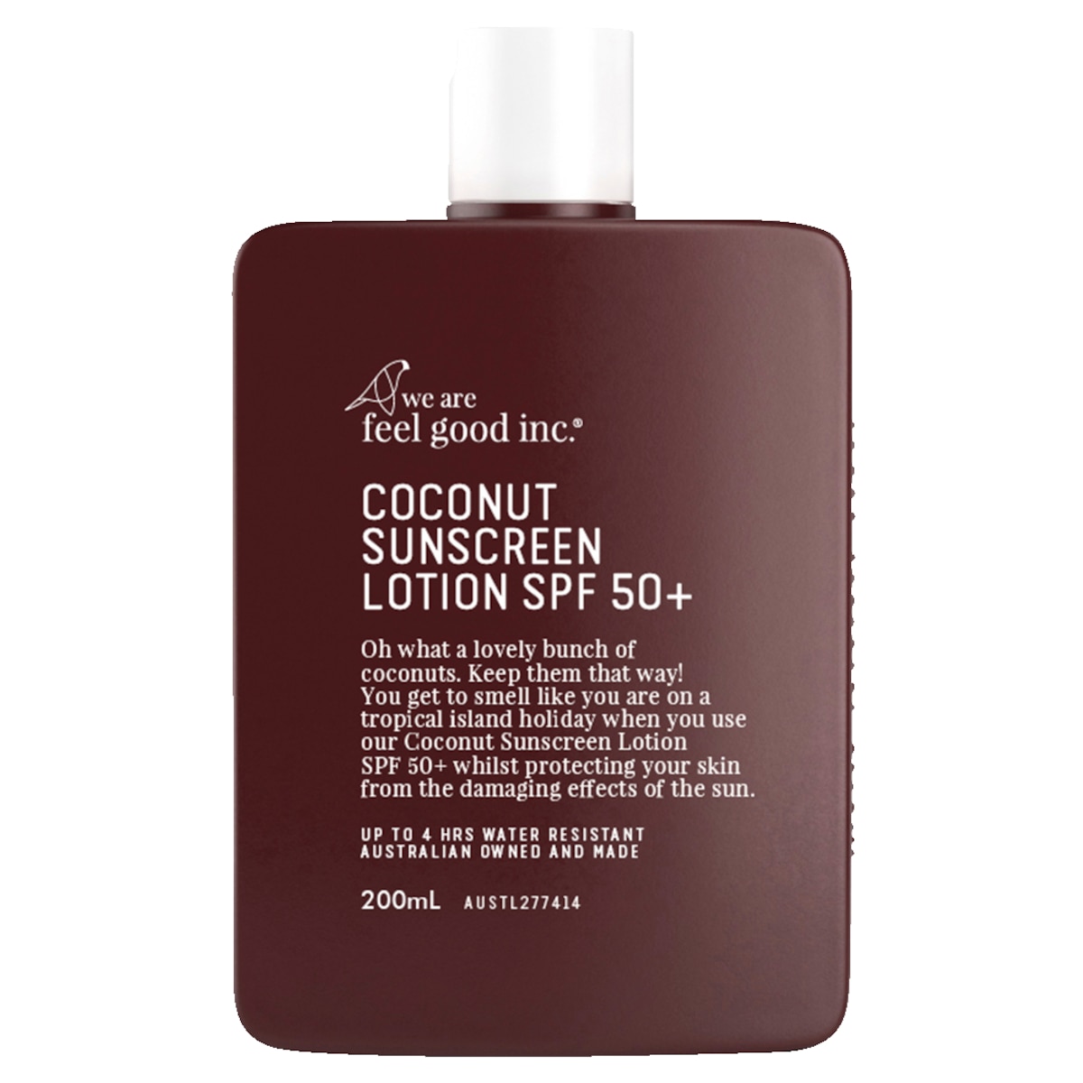 We Are Feel Good Inc. Coconut Sunscreen Lotion Spf50 200Ml