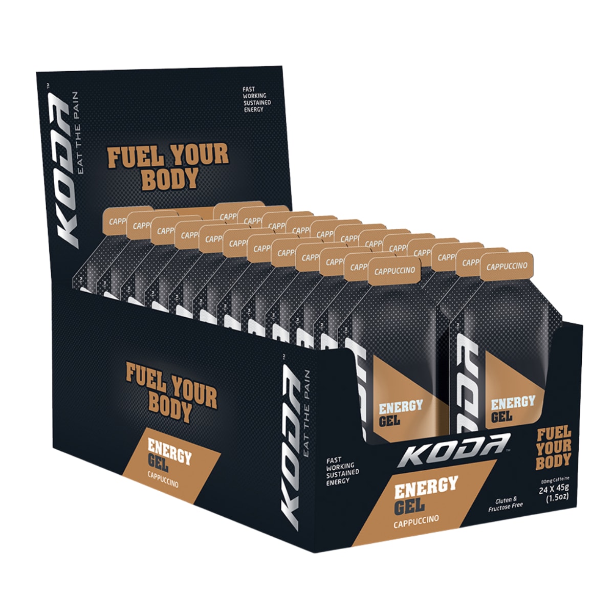 Koda Energy Gel Cappuccino 24 X 45G