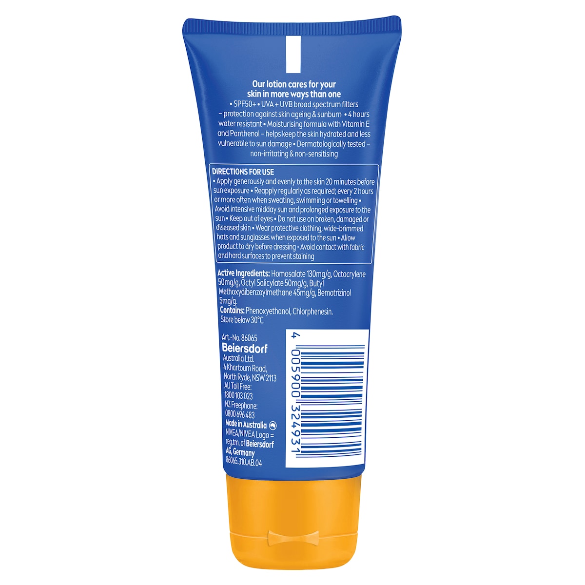 Nivea Sun Protect & Moisture Moisture Lock Sunscreen Lotion Spf50 100Ml