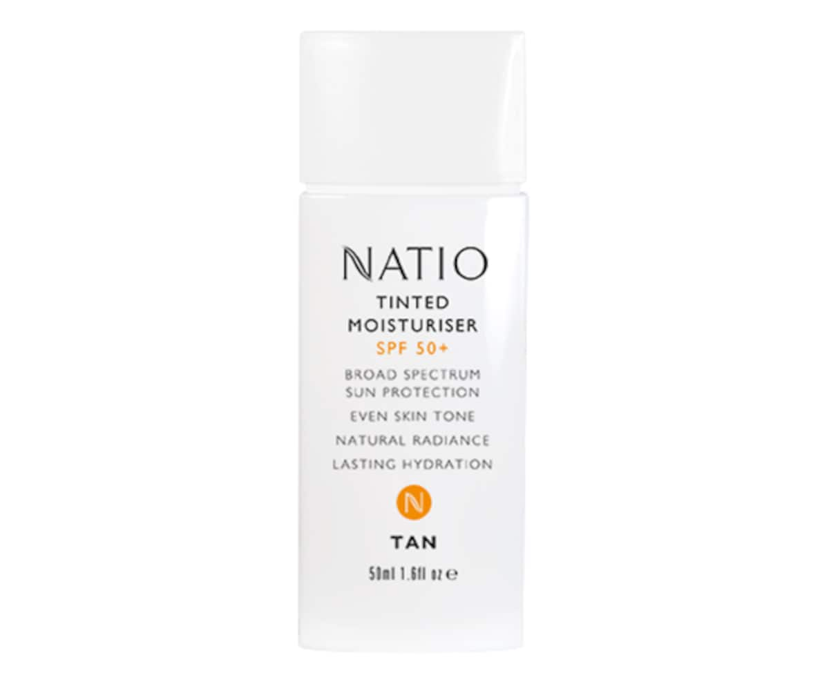 Natio Tinted Moisturiser Tan Spf50 50Ml