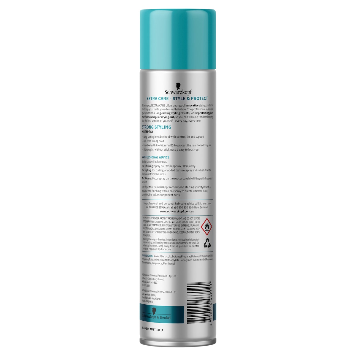 Schwarzkopf Extra Care Strong Styling Hairspray 250G