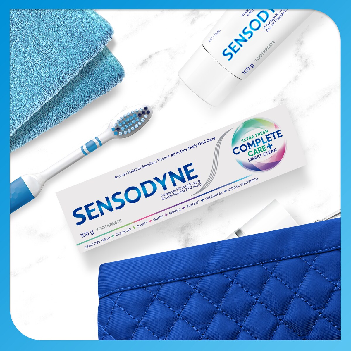 Sensodyne Complete Care + Smart Clean Toothpaste Extra Fresh 100G