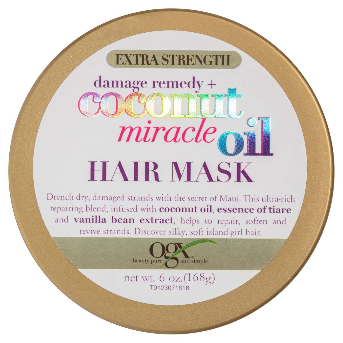 Ogx Extra Strength Coconut Miracle Oil Hair Mask 168G