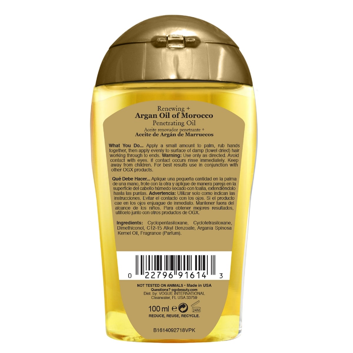 Ogx Argan Oil Of Morocco Penetrating Hair Oil 100Ml