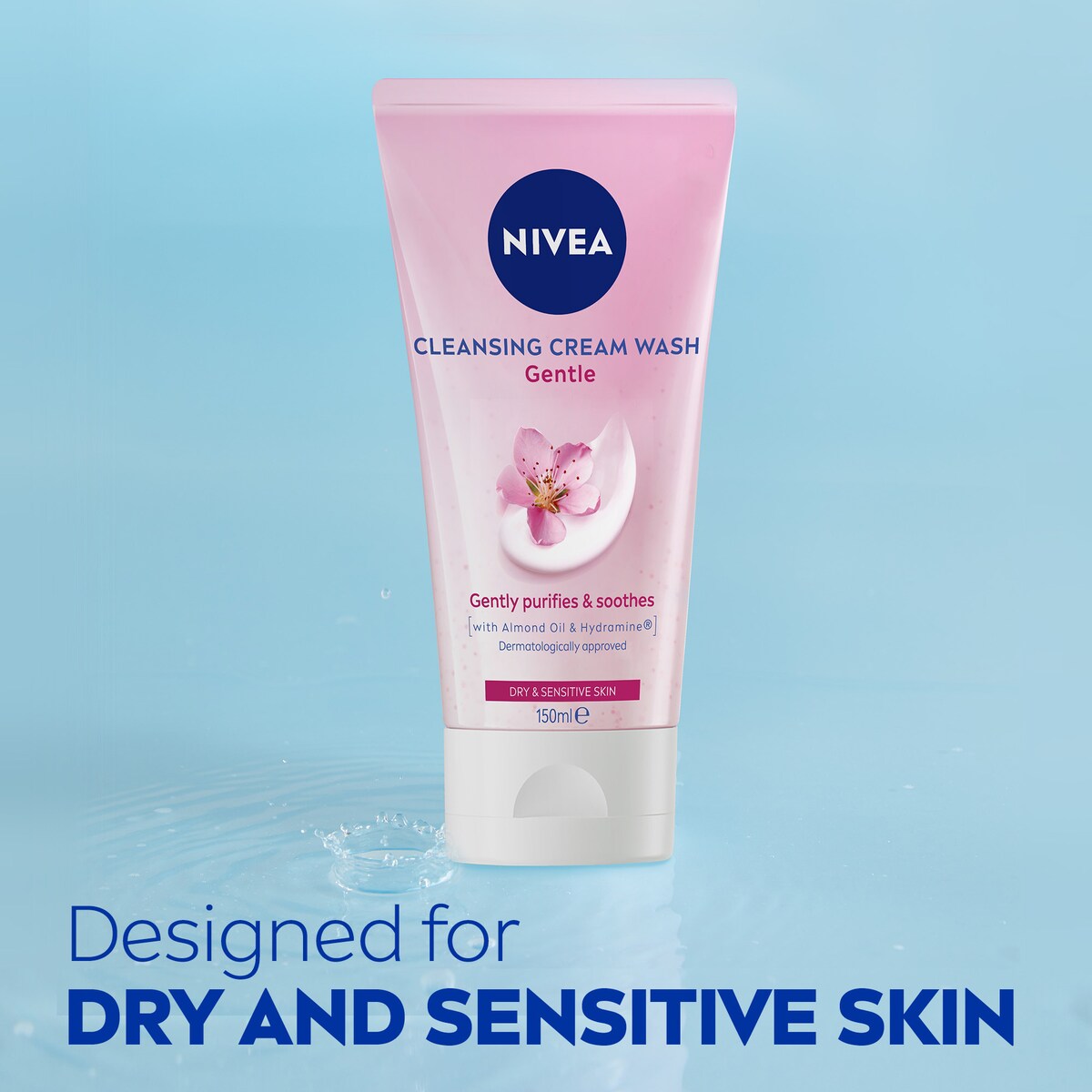 Nivea Gentle Cleansing Cream With Almond Oil 150Ml