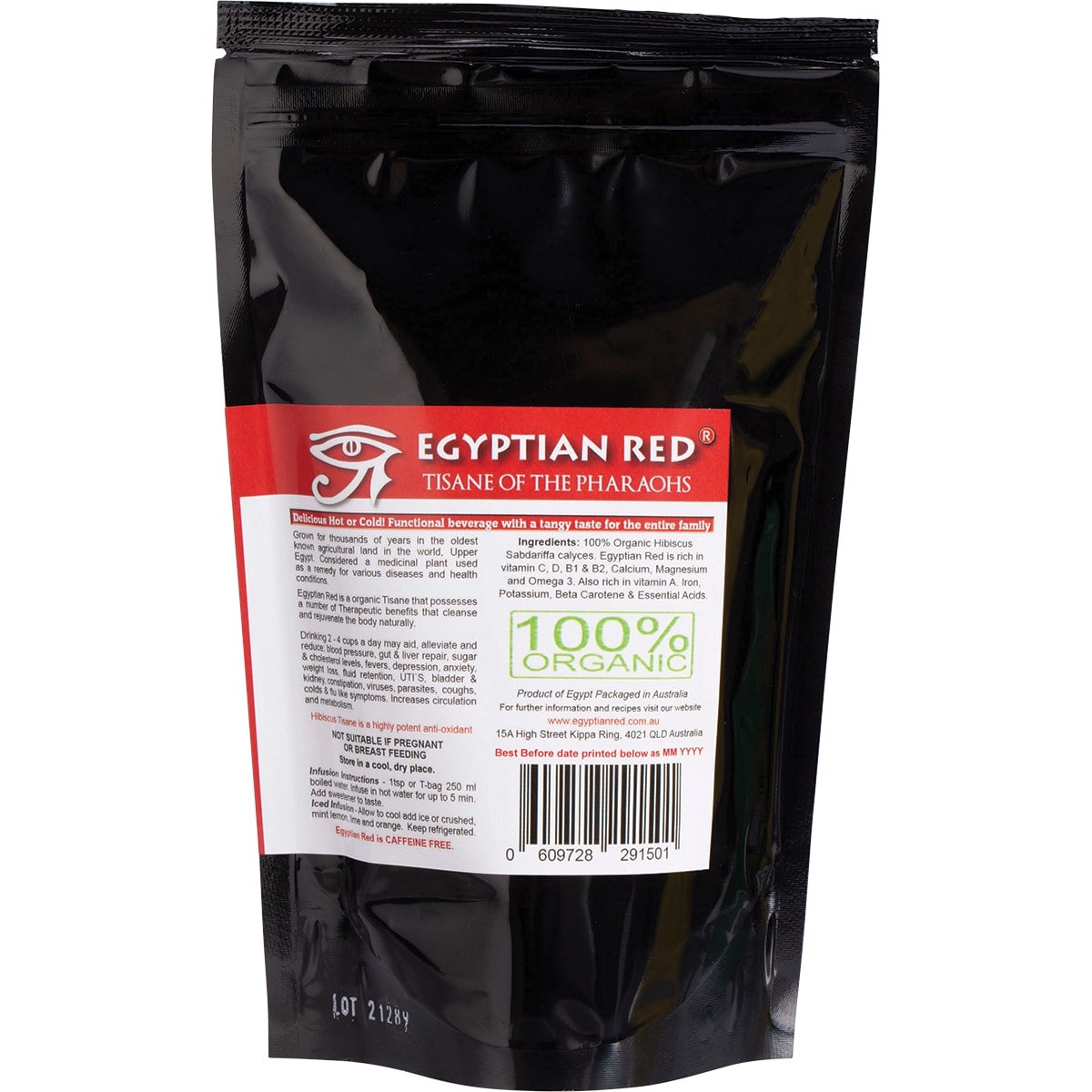 Egyptian Red Infusiontea Of The Pharaohs Loose Leaf Tea 100G