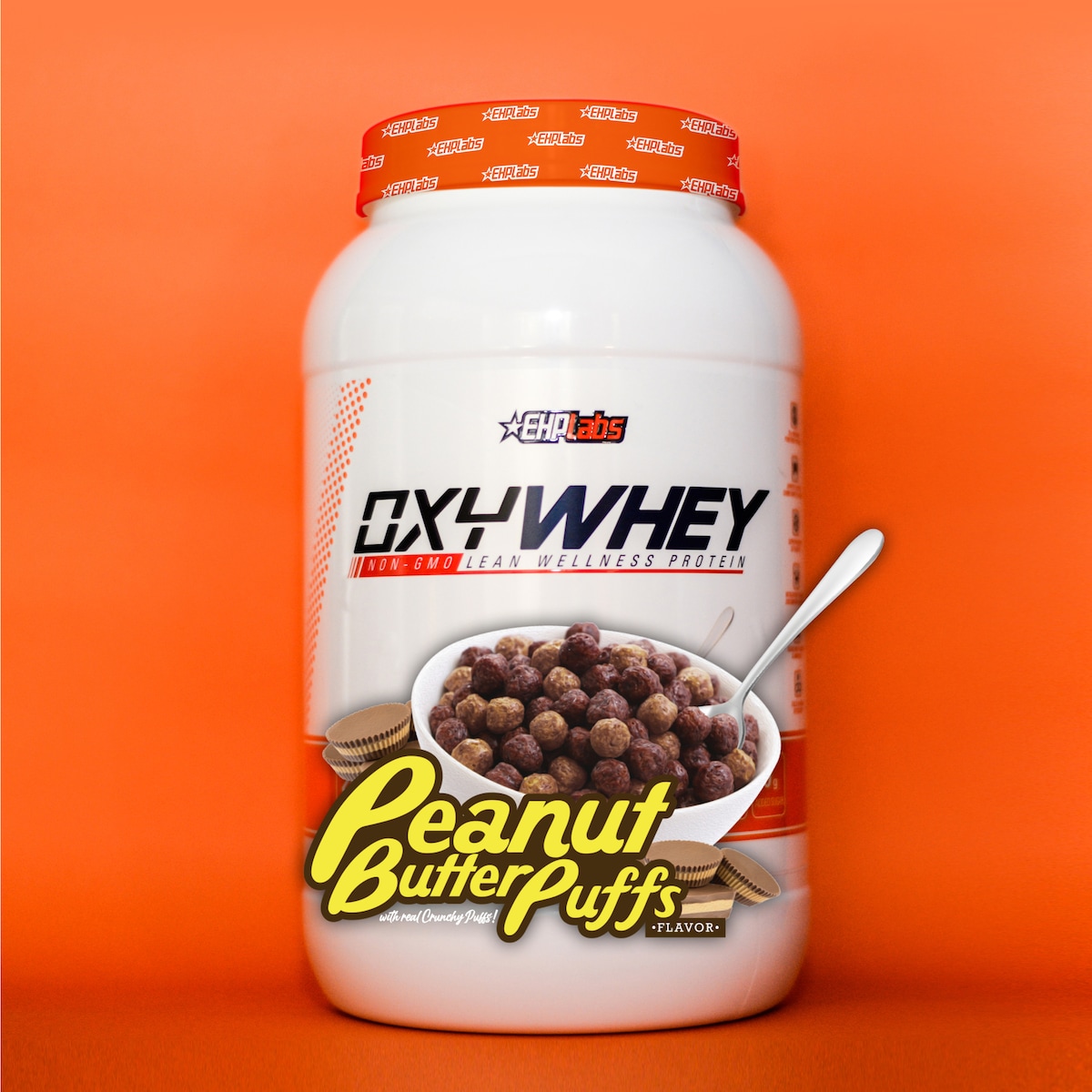 Ehplabs Oxywhey Lean Wellness Protein Peanut Butter Puffs 983G