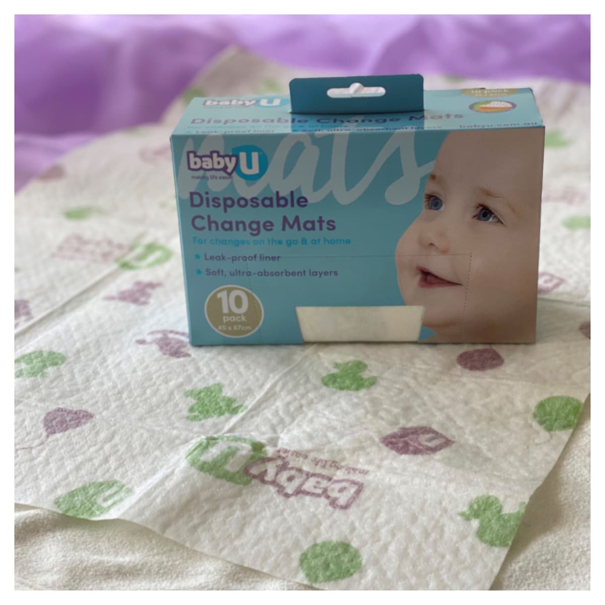 Baby U Disposable Change Mats 10 Pack