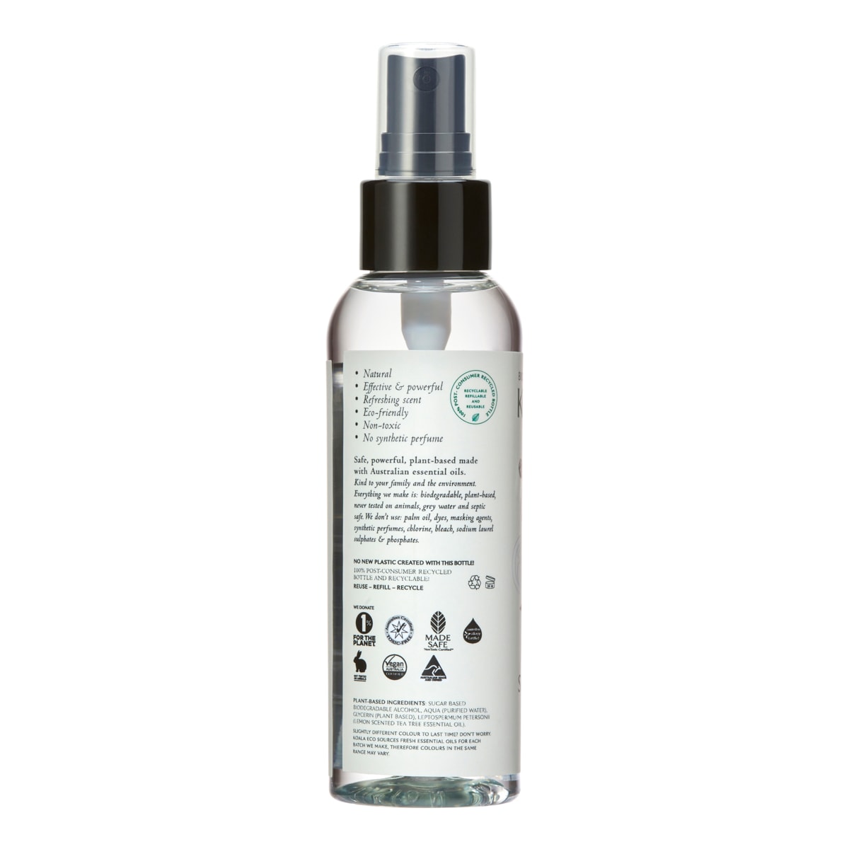 Koala Eco Natural Hand & Surface Spray Lemon-Scented Tea Tree 125Ml