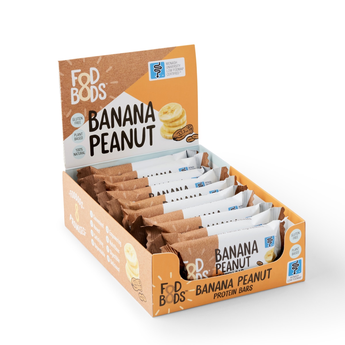 Fodbods Banana & Peanut Butter Bar 50G