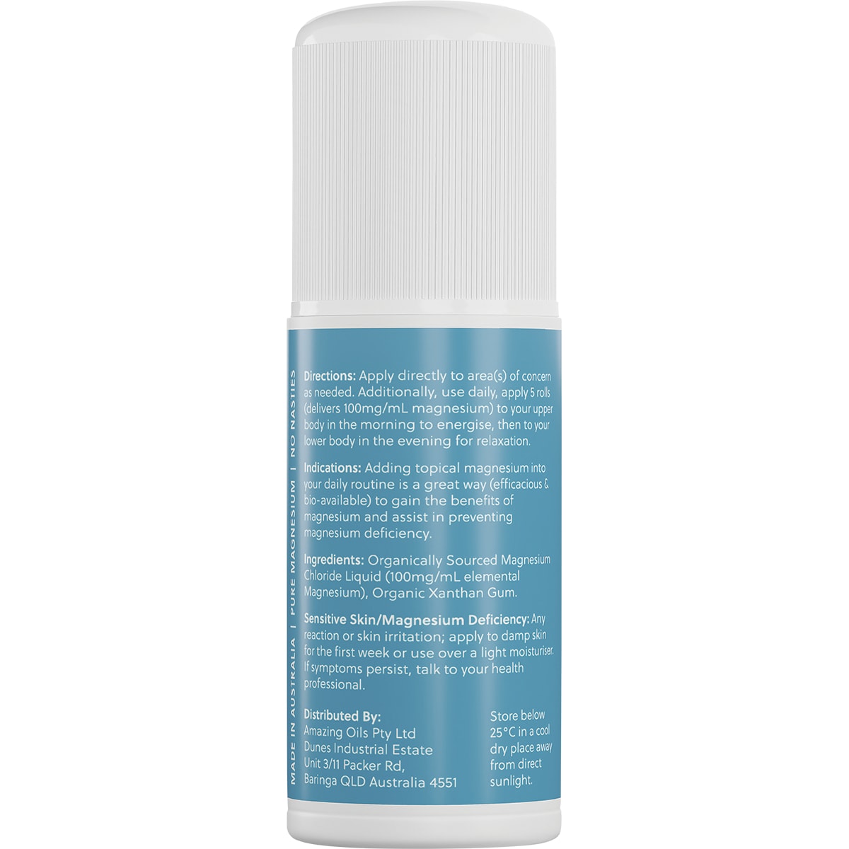 Amazing Oils Daily Magnesium Gel Roll-On 60Ml