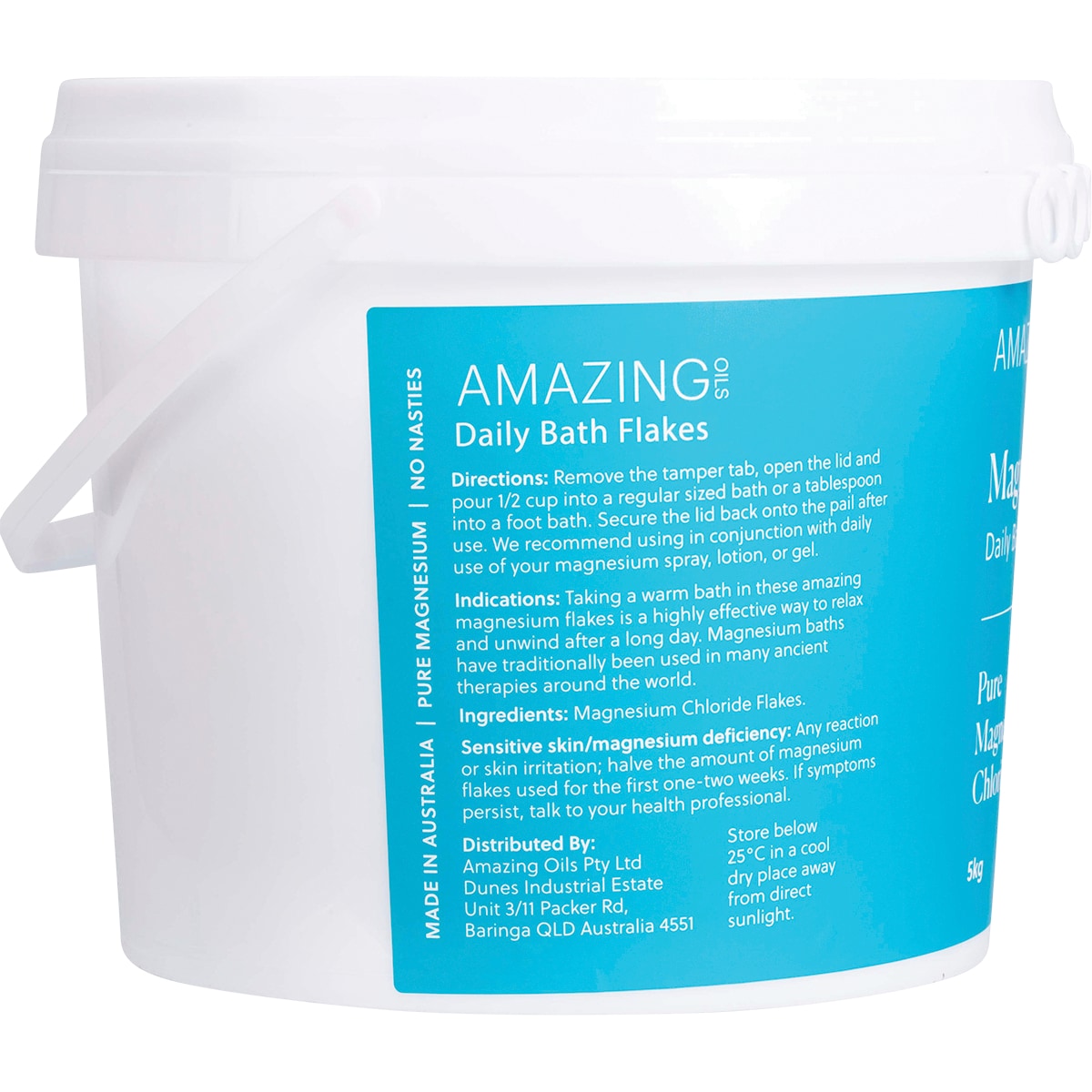 Amazing Oils Magnesium Daily Bath Flakes 5Kg